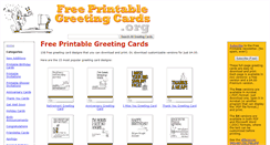 Desktop Screenshot of freeprintablegreetingcards.org