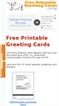 Mobile Screenshot of freeprintablegreetingcards.org